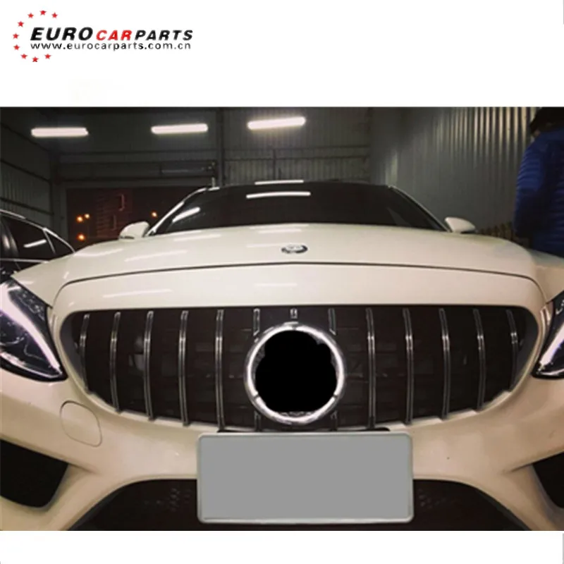 Решетка из АБС пластика класса C W205 GT подходит для MB class S to style 2014 2016 с отверстием