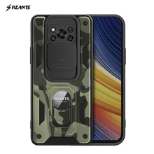 Rzants For Xiaomi POCO X3 NFC POCO X3 PRO Case Camouflage [Jungle tank] Shockproof Ring Casing Lens Protection Military Cover
