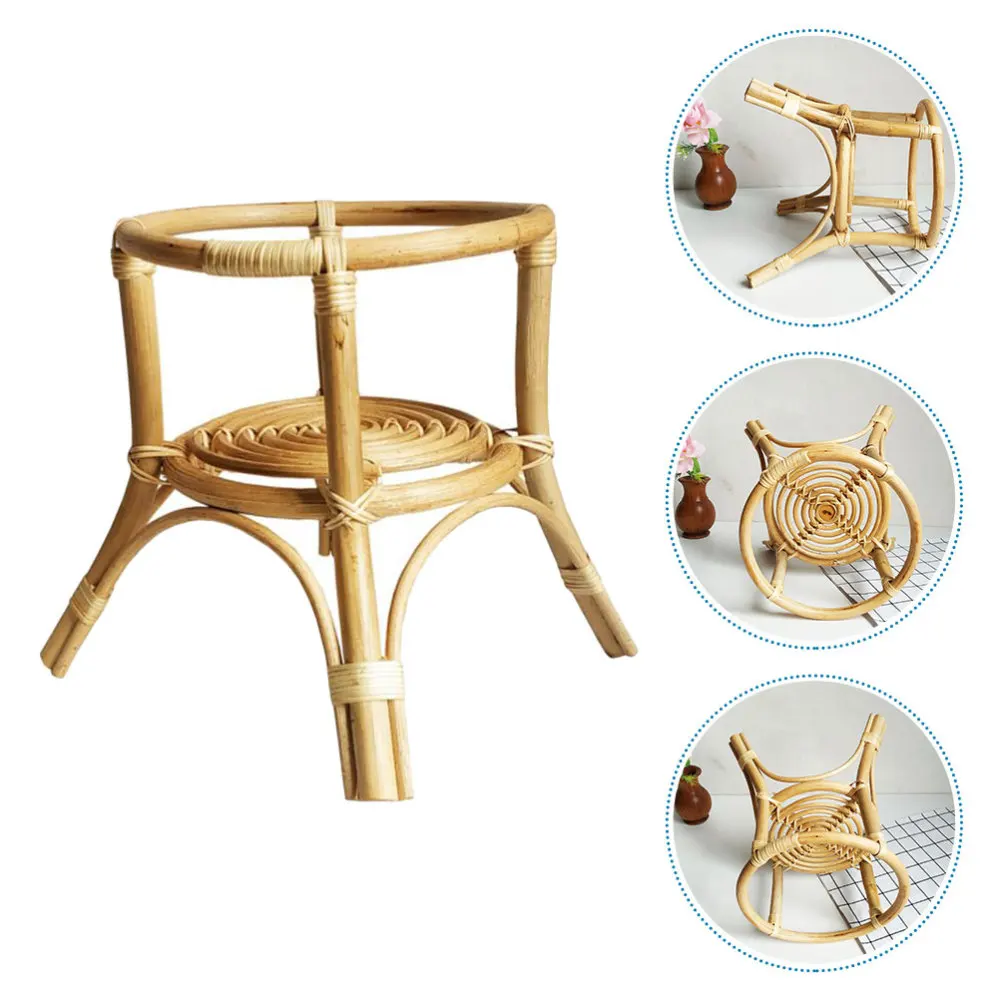 1 шт. стеллаж для хранения растений из ротанга | Мебель