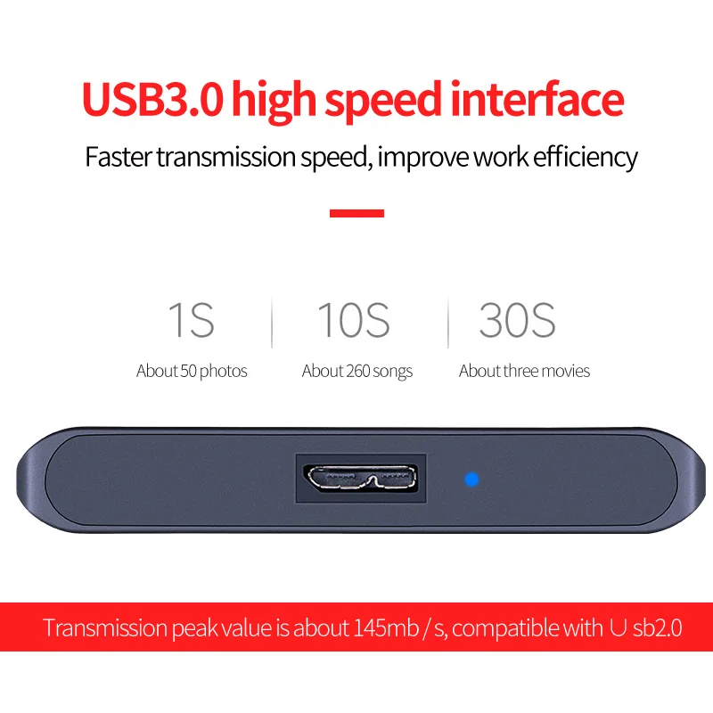 KPAN HD диск металлический жесткий 1 ТБ 500GB USB3.0 HDD 2 5 &quotпортативный внешний для Android PC
