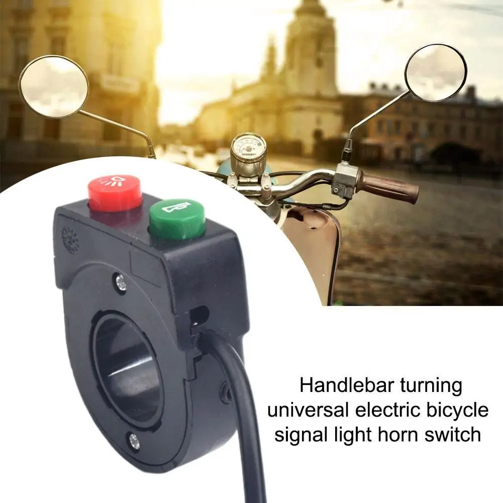 

Motorcycle Switch Handlebar Electric Bike Scooter Horn Turn Signals On/Off Button Light Switch Motorcycle Accessories