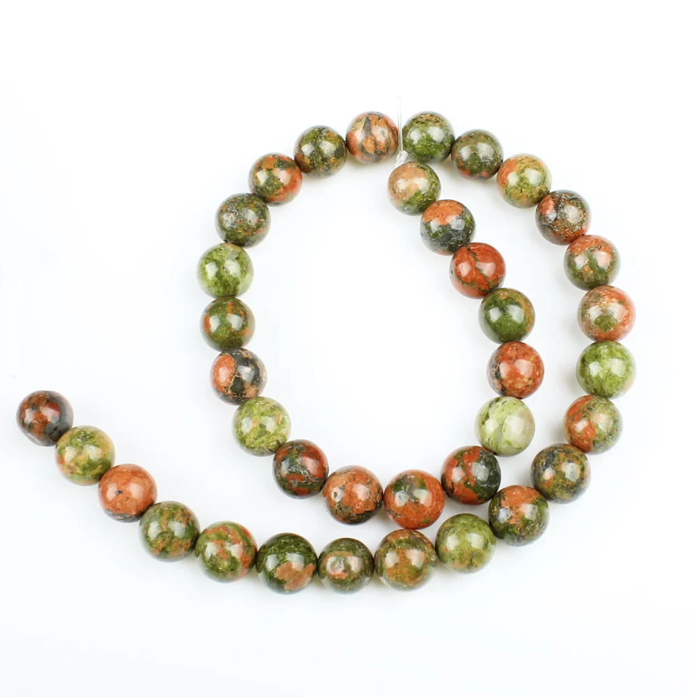 Натуральный камень изысканный цветок зеленый круглые свободные бусины для