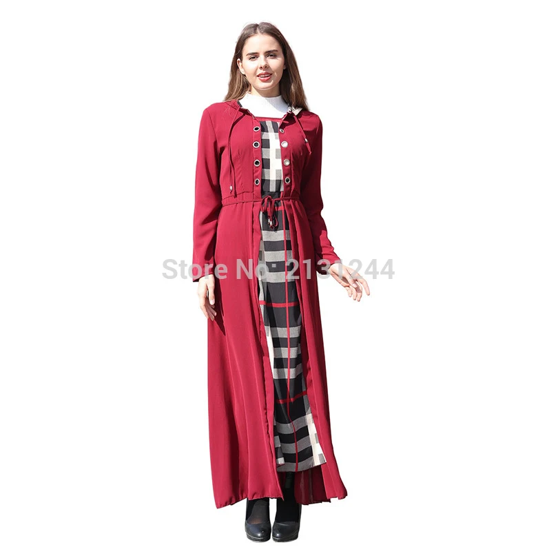 Размера плюс Vestido Longo 2018 ОАЭ абайя мусульманский Дубай Турция Кафтан для женщин