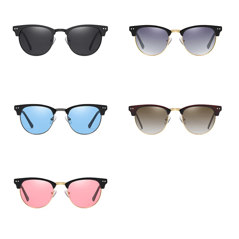 Мужские и женские Винтажные Солнцезащитные очки KEITHION круглые поляризационные в