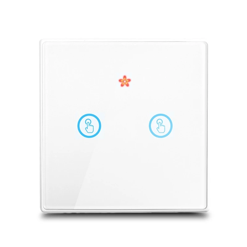 

Tempered Glass Panel WiFi Touching Switch 433Mhz Wireless Remote Switch Waterproof Anti-electric Shock Lamp Switch