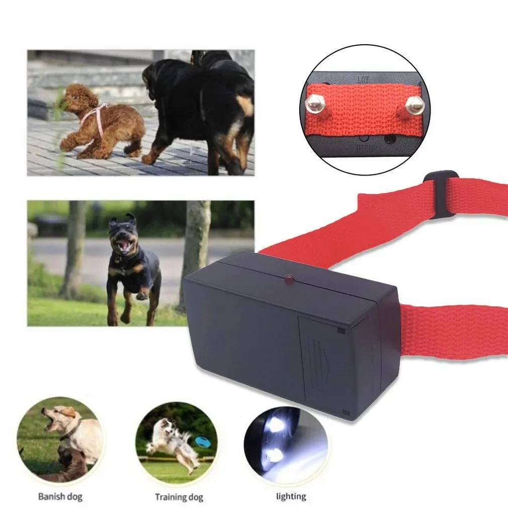 

Cheap Dog Training Collar Anti Barking Device Shock No-Barking Control Electric Collar German Shepherd Pet Accessaries Hot