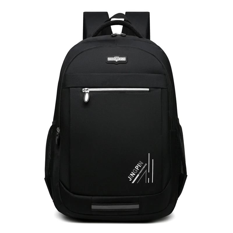 

Деловой рюкзак для ноутбука, Мужская Светоотражающая полоса, ткань Оксфорд, дорожная сумка для женщин и мужчин, Большой Вместительный рюкза...