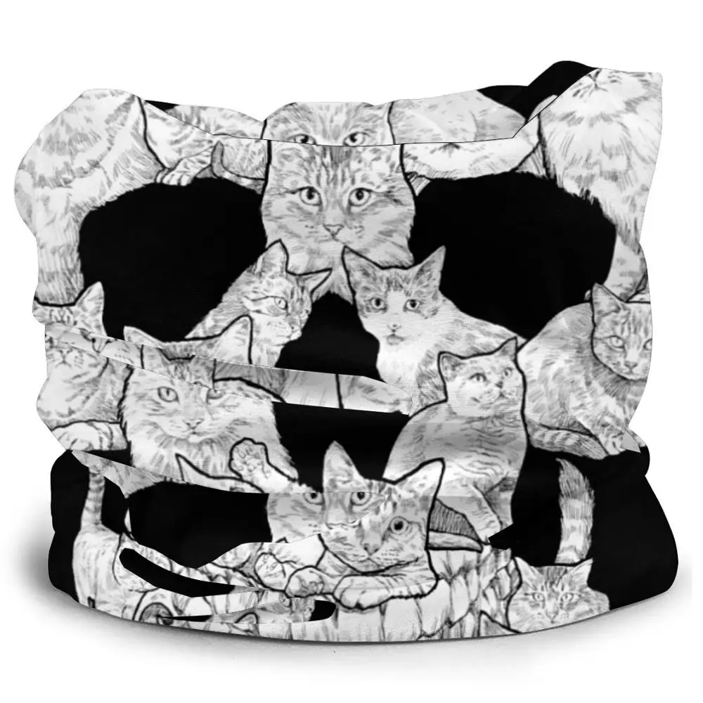 Маски 2020 года "Sketchy Cat Skull" для мужчин и женщин в модном стиле для защиты от вирусов, с фильтром pm2.5 из хлопка и уходом за кожей.