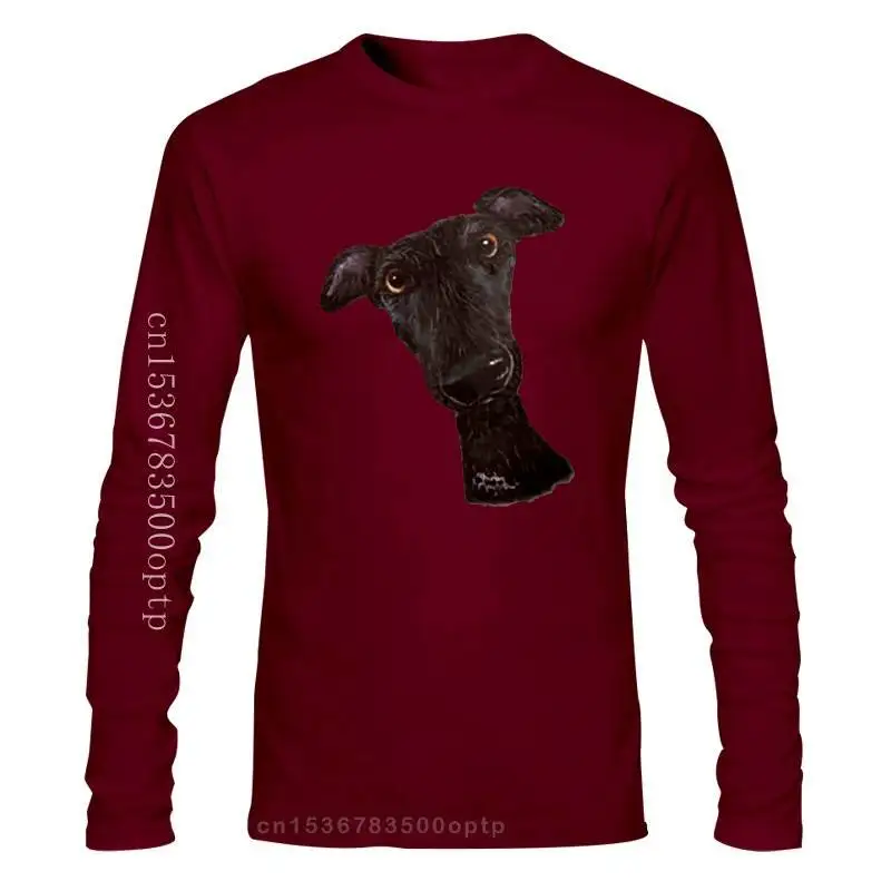 

New Men t shirt Short sleeve Whippet Greyhound Dog PRiNT Hank by Shirley MacArthur T Shirt Women t-shirt tee tops