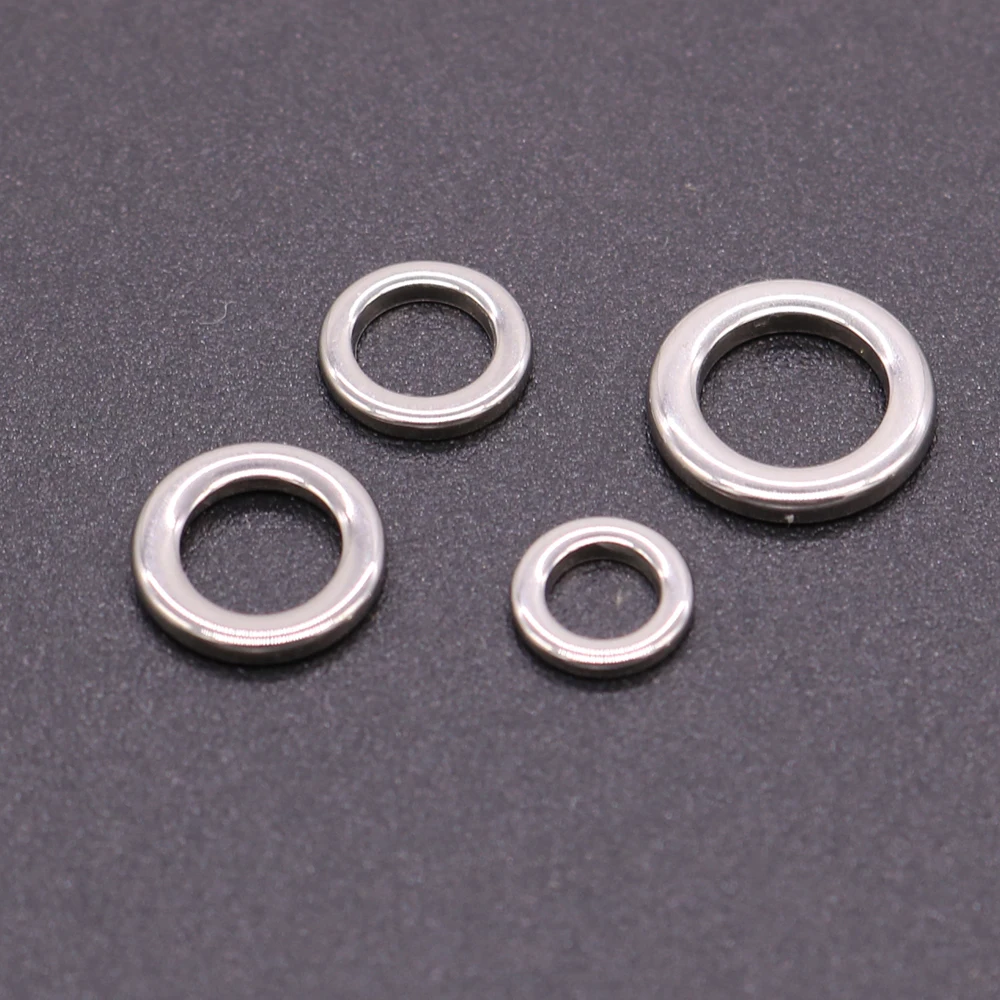 Стальное раздельное кольцо CASTFUN 50 шт./лот диаметр от 6 4 до 10 мм сверхмощное