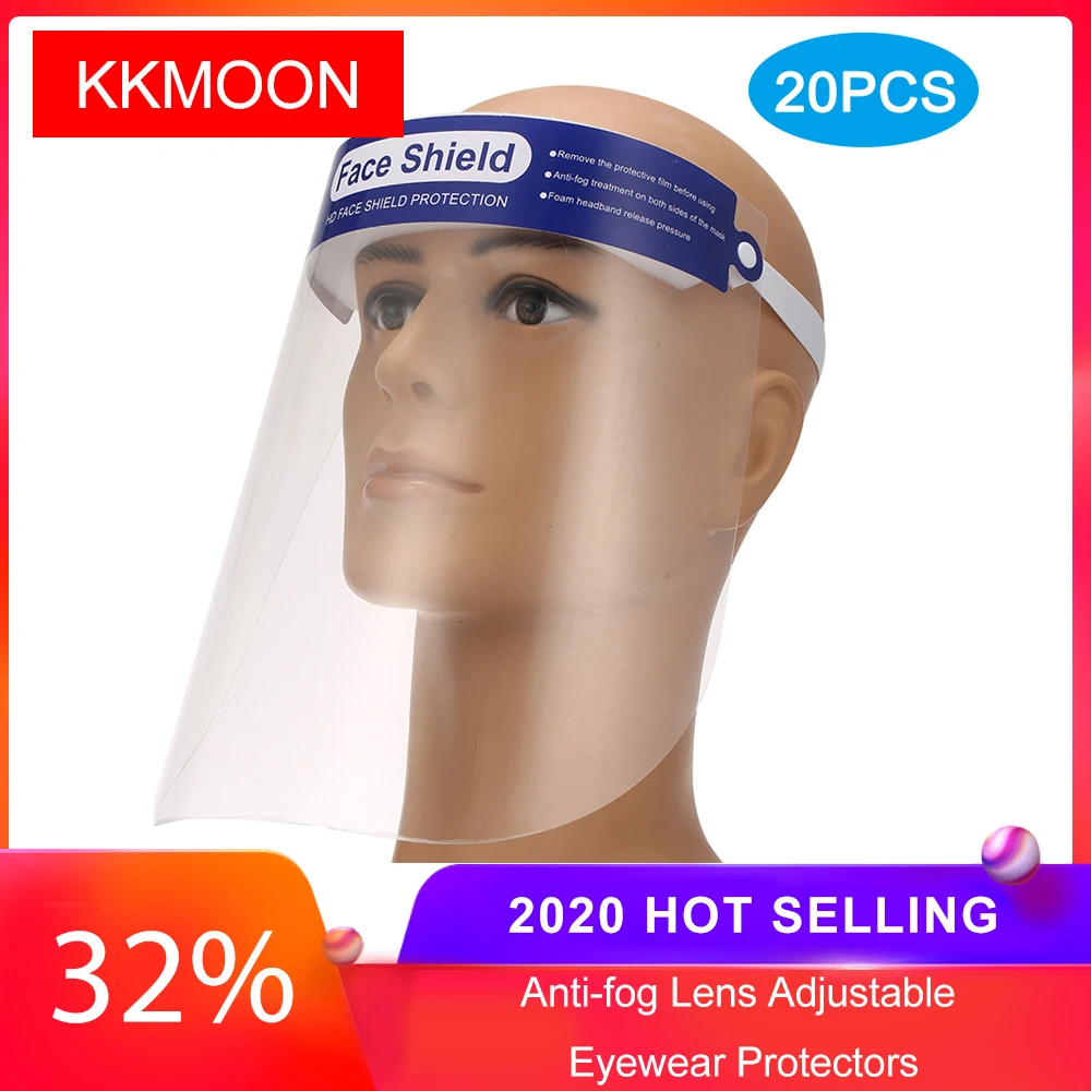 Одноразовая Защитная маска для лица унисекс устойчивая к жидкости на все лицо