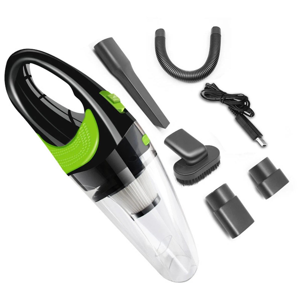 

6500Pa 120W Handheld Vacuum Cleaner Cordless Powerful Suction Portable Rechargeable Vacuum USB Charge for Car Home Pet Hair