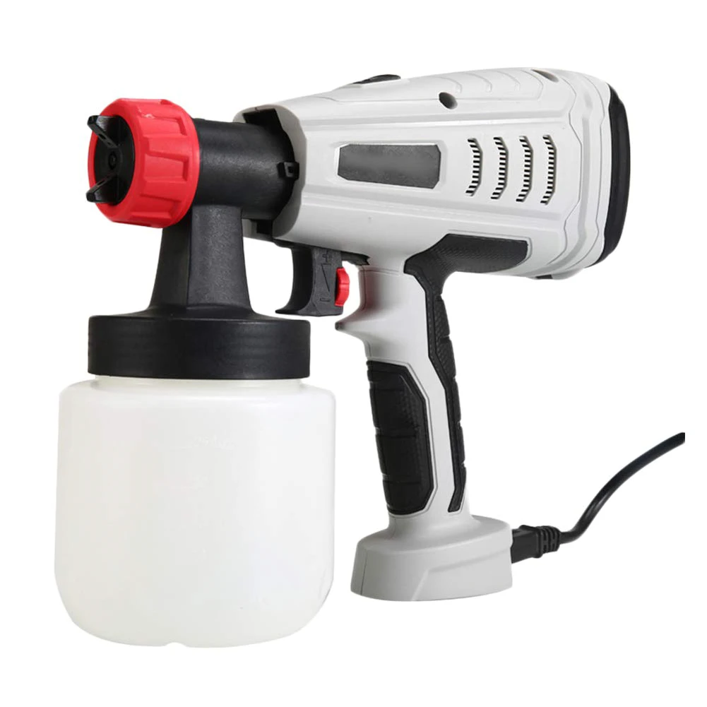 

800W Electric Spray Gun Nozzle Sizes 1000ml HVLP Household Paint Sprayer For Walls Ceilings Flow Control Airbrush Easy Spraying