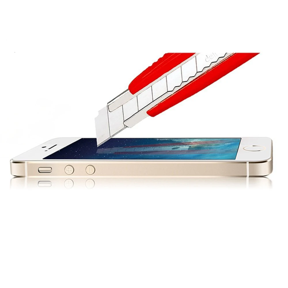 Анти-синий светильник, Защитное стекло для ваших глаз для iPhone SE 0,3 мм 2.5D, закаленное стекло для защиты экрана для iPhone5 5S 5C SE