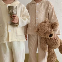 2022 new children pajamas suit baby girls clothes set cotton sleepwear for girls kids pajamas cute toddler baby boy outfits