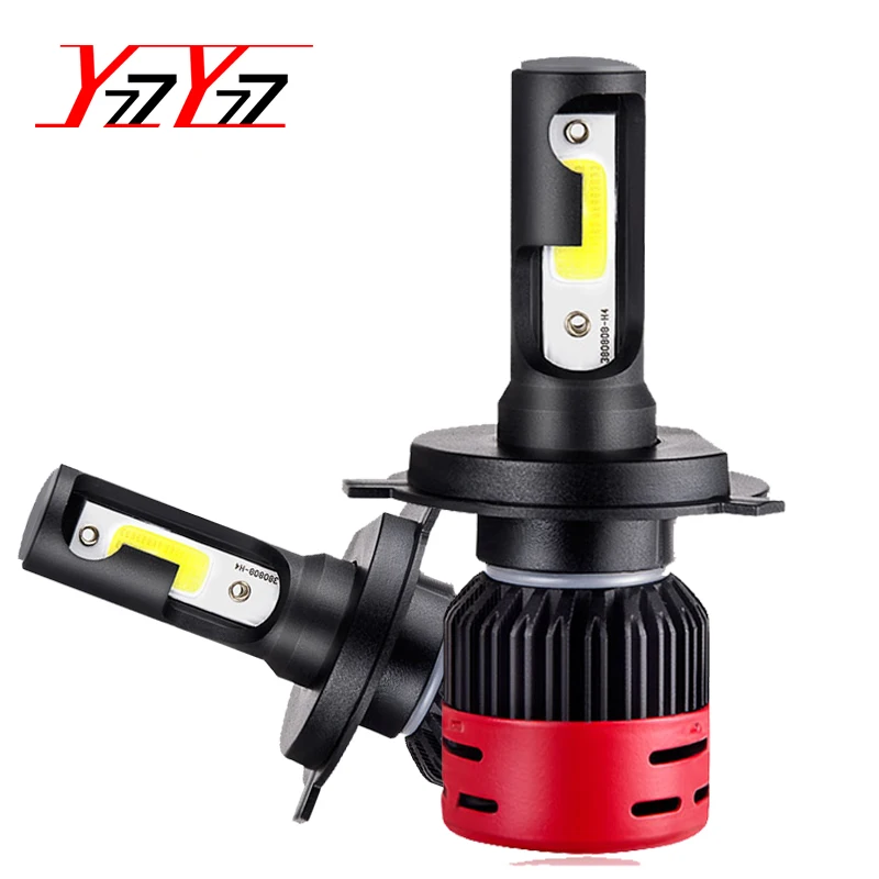 1 шт. H4 светодиодные лампы H7 Светодиодные Автомобильные фары 12 В 72 Вт 8000лм H1 H8 H9 H11