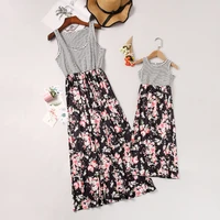 mom and daughter dress floral long party dress mommy me clothes family look mother and daughter clothes family matching dress