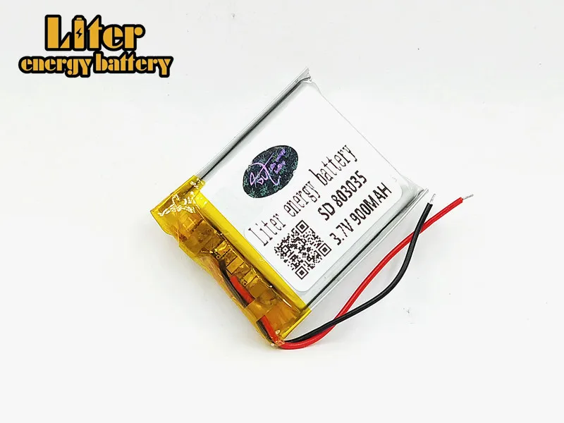 3 7 V литий полимерный аккумулятор 803035 900MAH ионный с печатной платой для игрушек GPS