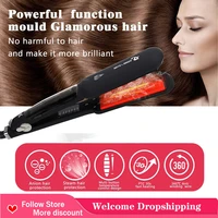 professional steam hair straightener hair flat iron curler steamer hair straightening hair styling tools new iron 50w
