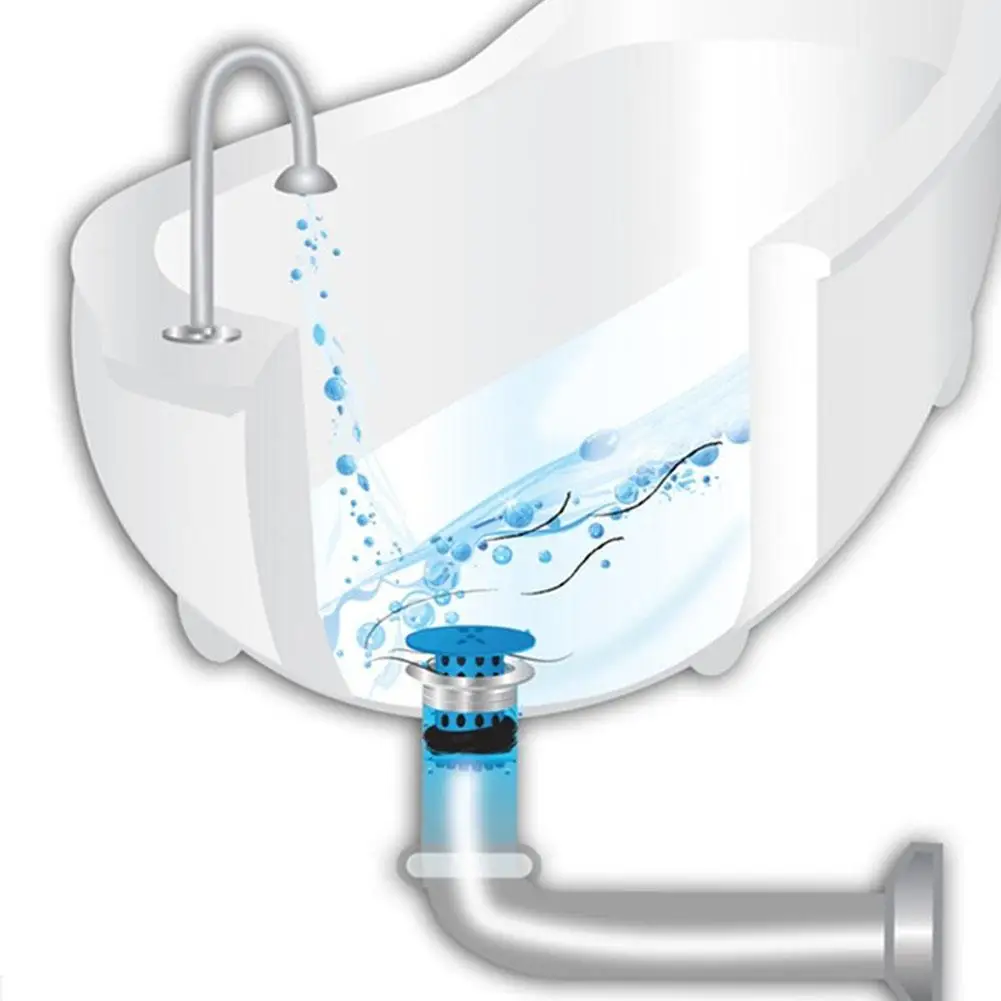 Пол ванной комнаты сливная вилка держатель для сбора удаления волос Набор