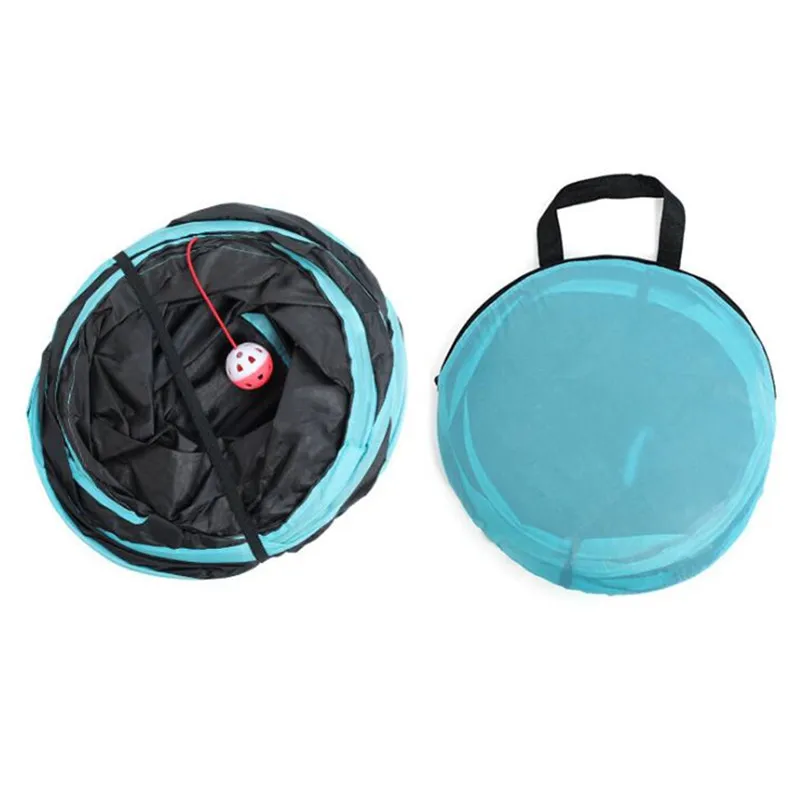 S-тип 3 отверстия складной туннель для кошек Pet Tube складная игрушка игр в помещении