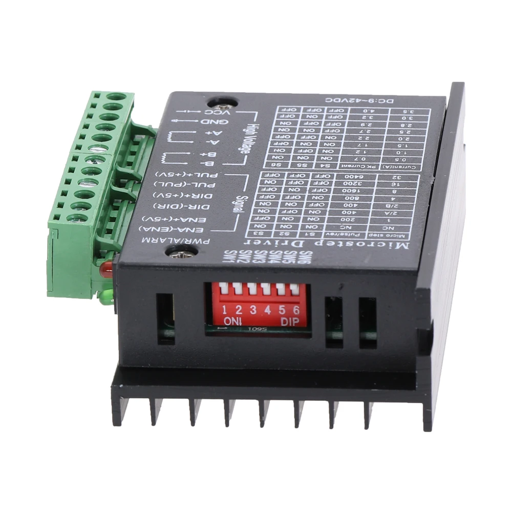 Драйвер шагового двигателя TB6600 для фрезерного станка 32 сегмента обновленная