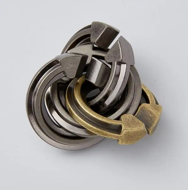 Металлическая головоломка IQ с высоким уровнем сложности головоломка|Пазлы| |