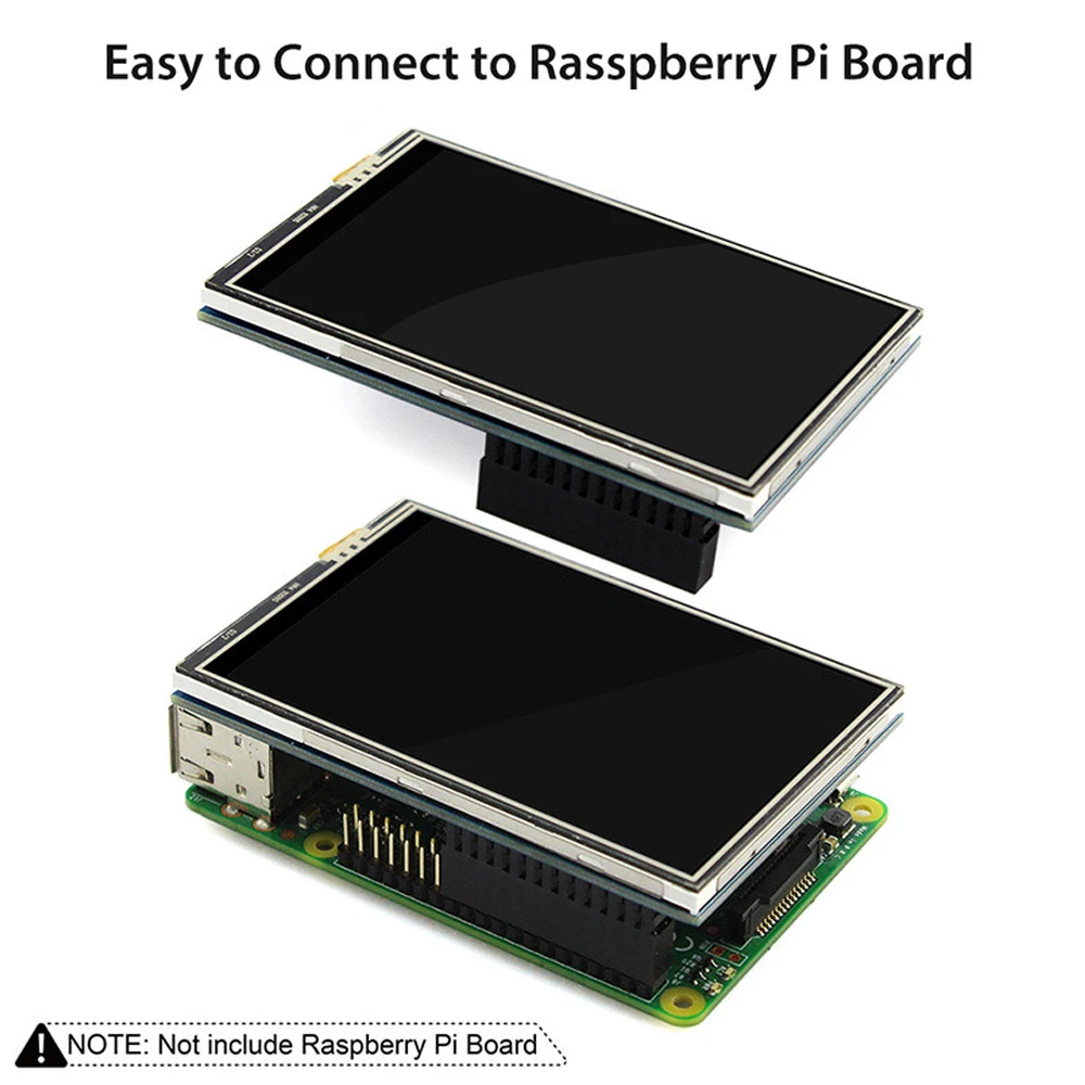 

3.5 Inch Raspberry Pi 4 Model B Touch Screen 480*320 TFT LCD Display with Touch Pen ABS Case support Raspberry Pi 4 3 4B 3B 3B+