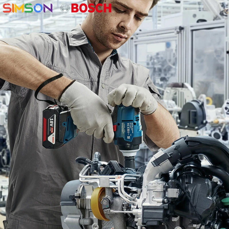 Bosch GDS 18v-400 бесщеточный литиевый ударный гайковерт 400 нм искусственный