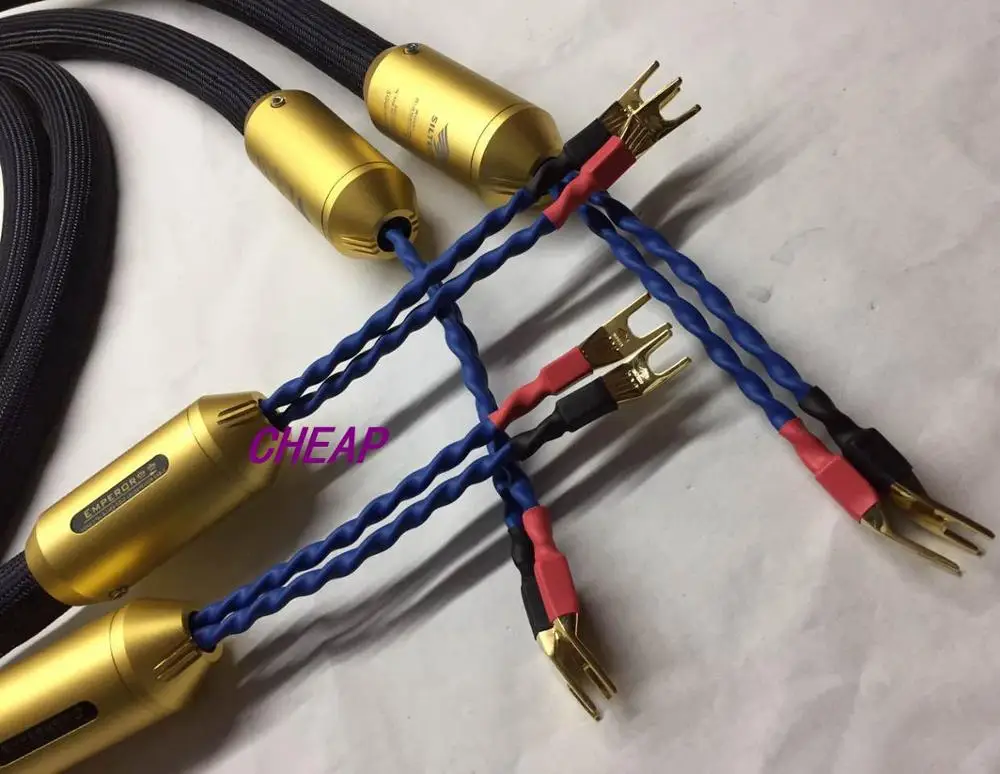 

Free shipping Top hifi tech music speaker cable