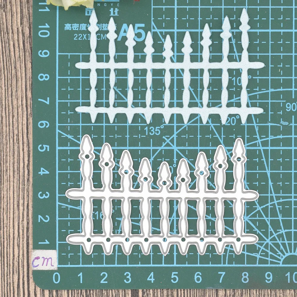 Заборы металлические штампы для заготовки фоновая рамка скрапбукинга открыток