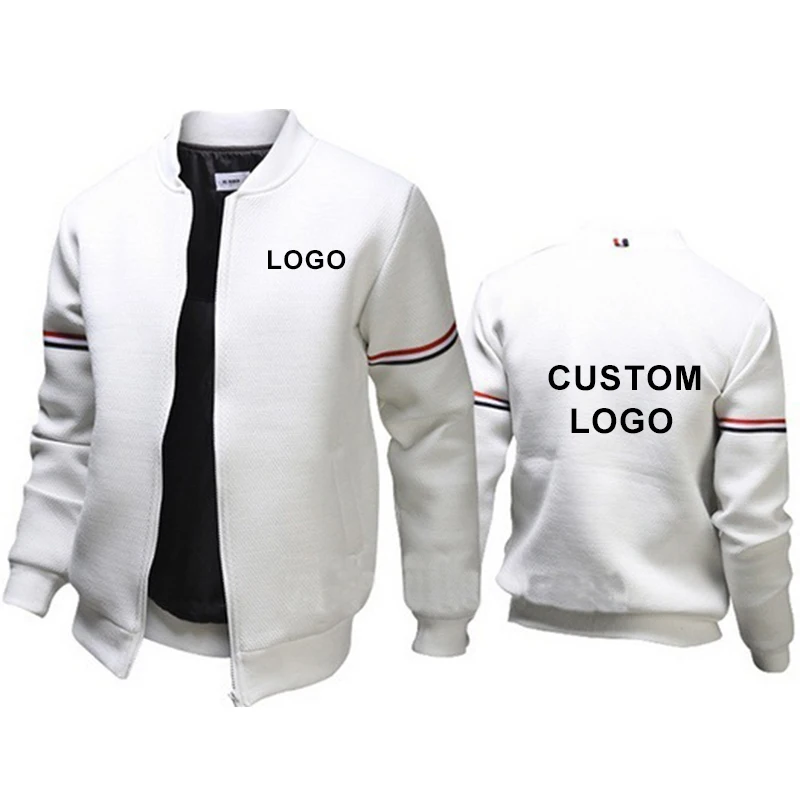 

Custom Logo Mens Fashion Jackets and Coats New Men's Windbreaker Bomber Jacket Autumn Men Outdoors Clothes Casual Streetwear New