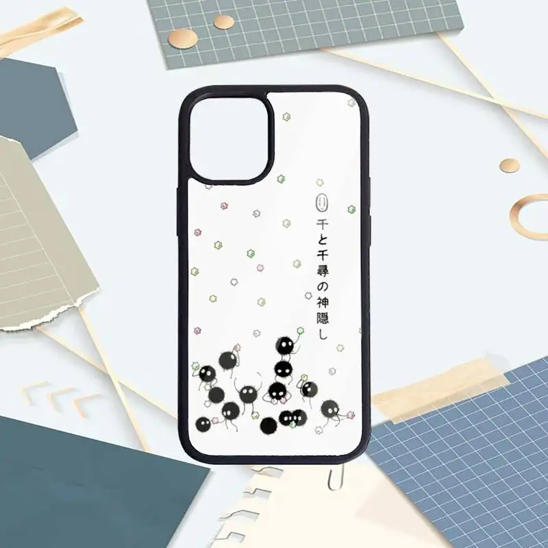 

Studio Ghibli Spirited Away Cartoon Phone Case PC for iPhone 11 12 pro XS MAX 8 7 6 6S Plus X 5S SE 2020 XR