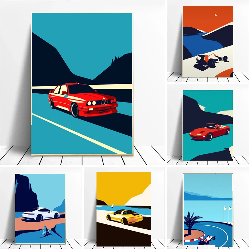

Классическая картина 911 с красными, желтыми и зелеными автомобилями, Hd искусство, холст, живопись, плакат, скандинавский Декор для дома, Наст...