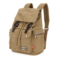canvas backpack for boys outdoor backpacks for girls and middle school students large capacity schoolbags for students