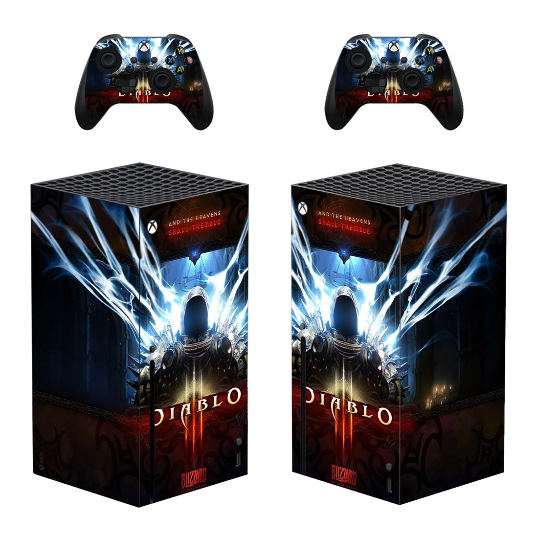 

Diablo Games Style Xbox Series X Skin Sticker for Console & 2 Controllers Decal Vinyl Protective Skins Style 1