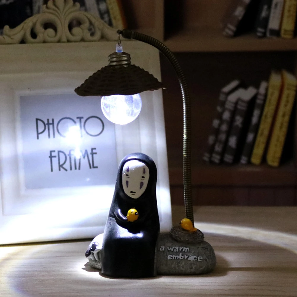

Faceless Man LED Bedside Table Lamp Bedroom Decorative Resin Night Light