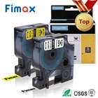 Fimax 1 Pcs 18490 18488 18489 18491 Compatible for Dymo Rhino Flexible Nylon Label Tape 1734524 DYMO RhinoPro IND Label Printers