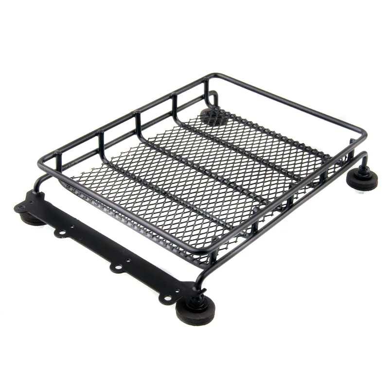 Portaequipajes de Metal para coche teledirigido, 1 Juego de portaequipajes de 130x102mm, 1:10, accesorios DIY-0