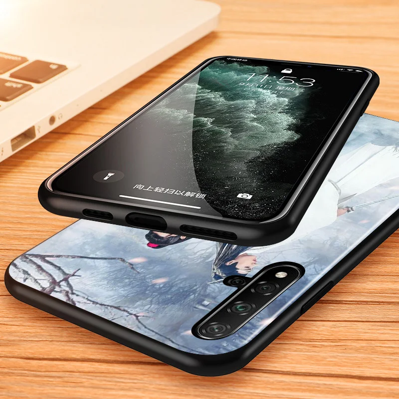 

Wang Yibo Xiao Zhan Art for Huawei Honor 30 20 10i 10 9C 9A 9S 9X 9N 9 8X 8A 8 7A 7C Pro Plus Lite Black Phone Case