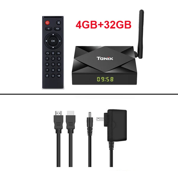 Tanix TX6S Android 10,0 tv Box Allwinner H616 4 Гб 64 ГБ 1 год Франция Португалия Бельгия Нидерланды Бельгия Италия IP tv подписка - Цвет: 4GB 32GB