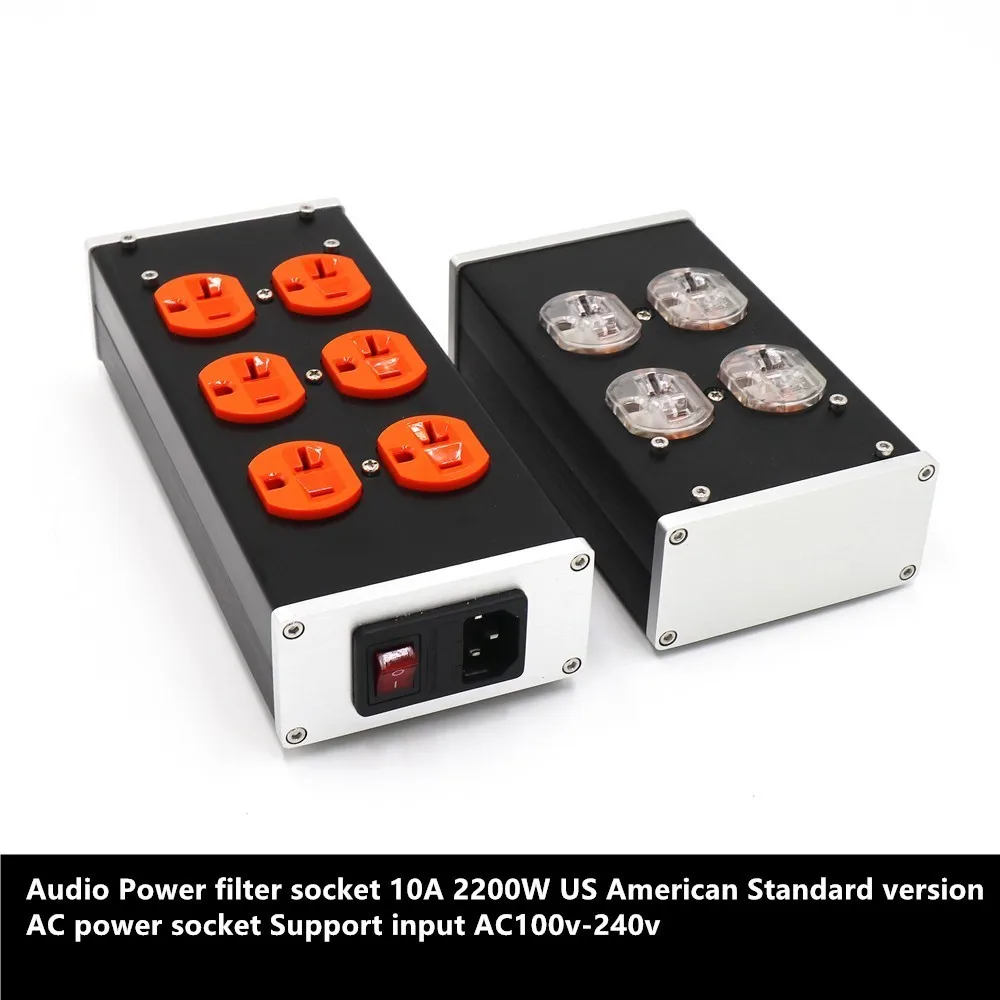 Hi Fi аудио Мощность фильтр гнездо 10A 2000W японская штепсельная вилка американского