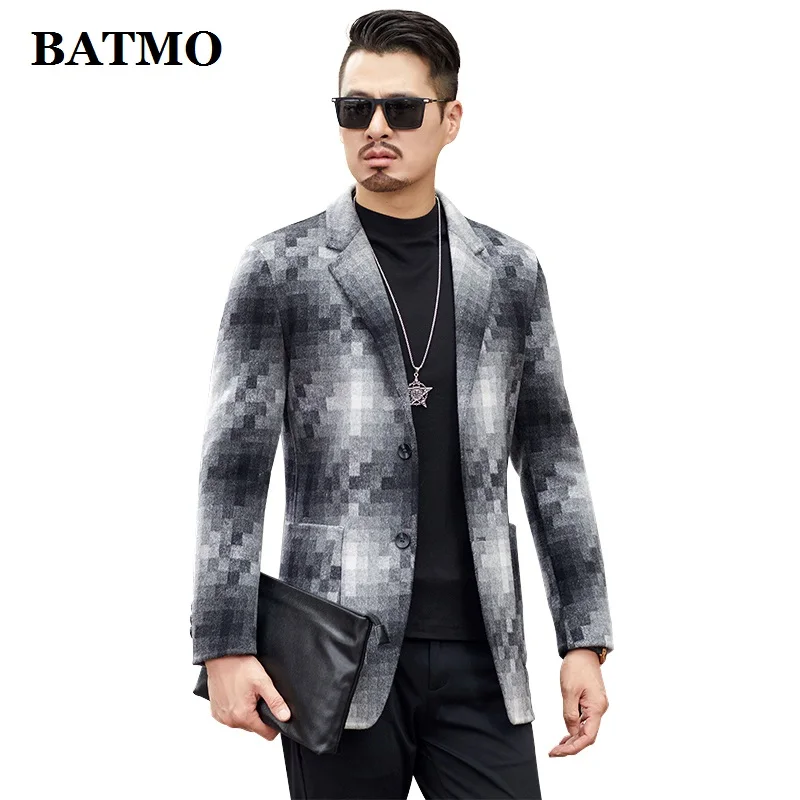 BATMO 2020 Новое поступление осень 60% шерсть повседневные мужские куртки мужской