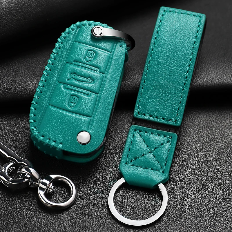 Натуральная кожа ключ чехол для автомобиля PEUGEOT 308 крышка 408 high end 301 2008 5008 4008 508