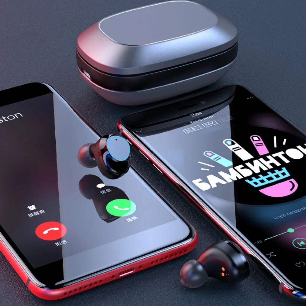 

G16 TWS LED Digital Display Wireless Bluetooth 5.0 Earbuds Earphones Stereo Headset Waterproof Sport Earphone with Charge Box