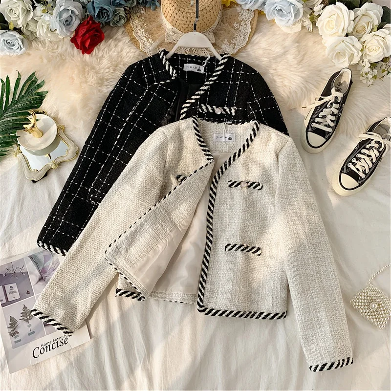 Пальто из мягкой ткани кардиган аристократическая короткая куртка в стиле