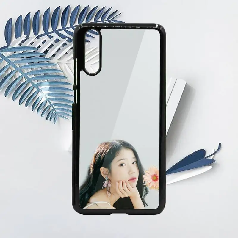 

IU Korean female singer and actress Phone Case PC For Samsung galaxy S note 8 9 20 10 e lite2019 plus pro ultra