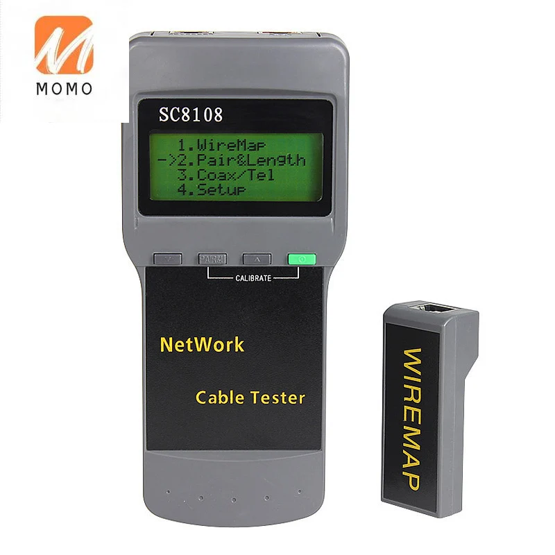 

SC8108 RJ45 Network Cable Tester for LAN Phone Cable Meter with LCD Display