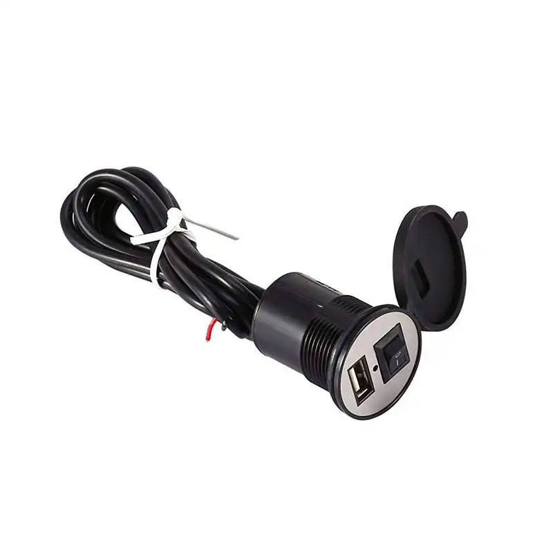 12 24 в универсальное USB зарядное устройство адаптер питания для мотоцикла гнездо