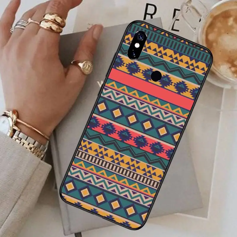 

African style fabric print Phone Case For Xiaomi Redmi 7 8 9t a3Pro 9se k20 mi8 max3 lite 9 note 9s 10 pro